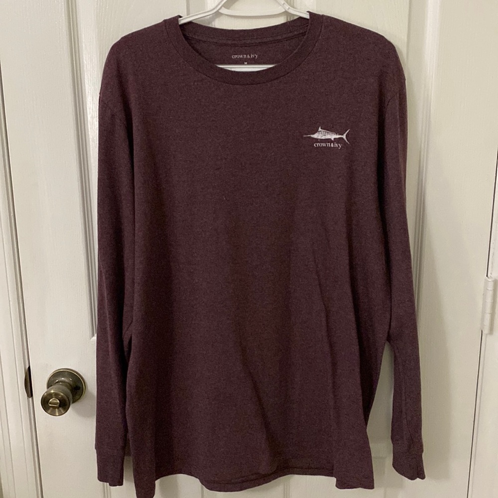Crown and Ivy Long Sleeve T-shirt.